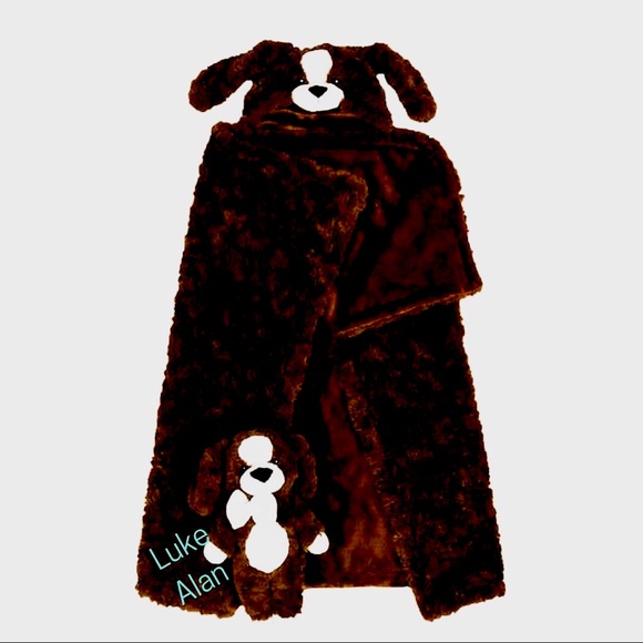 Personalized toddler blanket and plushie! - Picture 2 of 11